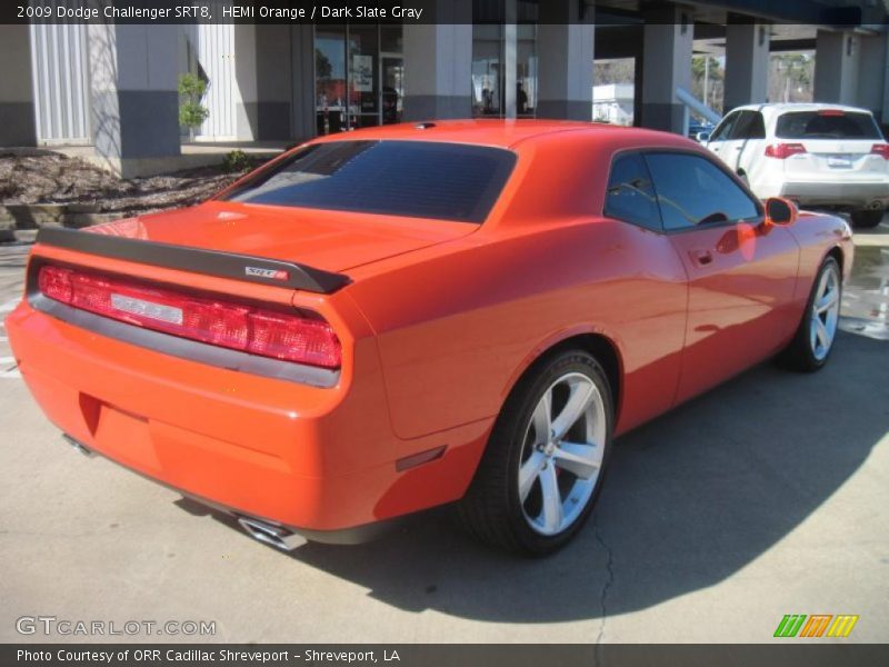 HEMI Orange / Dark Slate Gray 2009 Dodge Challenger SRT8