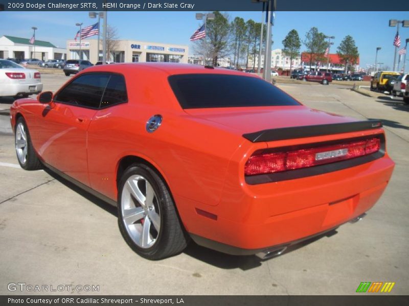 HEMI Orange / Dark Slate Gray 2009 Dodge Challenger SRT8