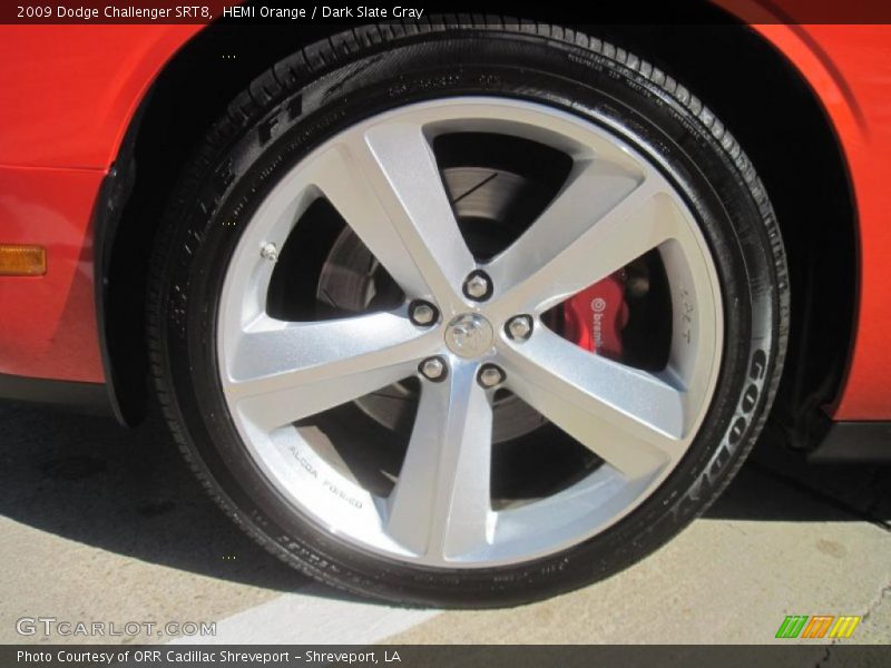 HEMI Orange / Dark Slate Gray 2009 Dodge Challenger SRT8