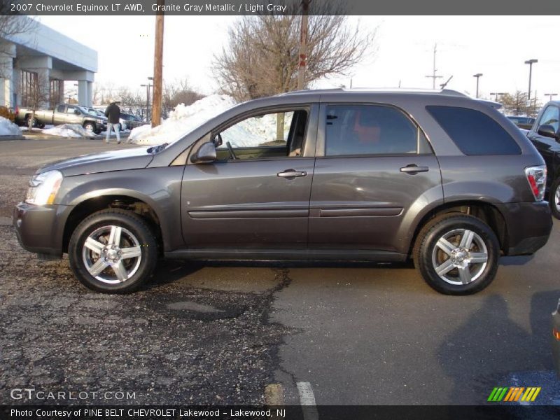 Granite Gray Metallic / Light Gray 2007 Chevrolet Equinox LT AWD