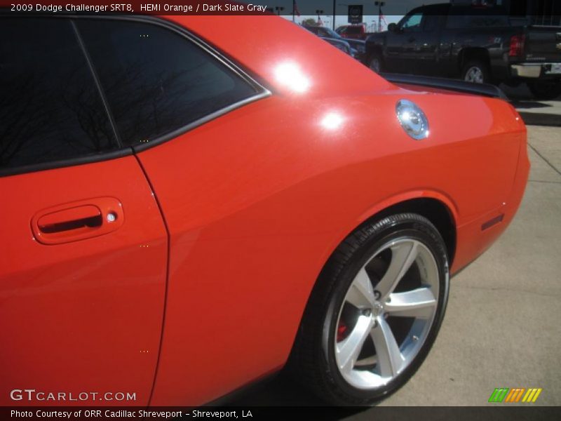 HEMI Orange / Dark Slate Gray 2009 Dodge Challenger SRT8