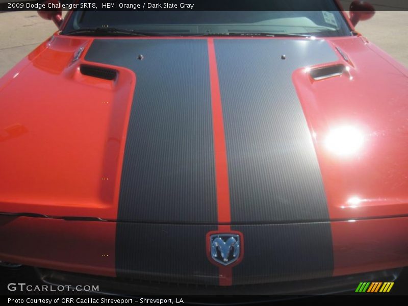 HEMI Orange / Dark Slate Gray 2009 Dodge Challenger SRT8