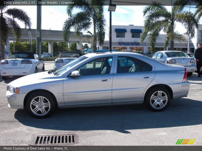 Silver Metallic / Graphite 2008 Volvo S60 2.5T