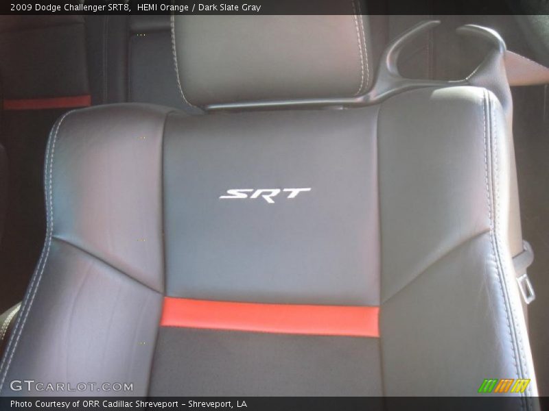 HEMI Orange / Dark Slate Gray 2009 Dodge Challenger SRT8