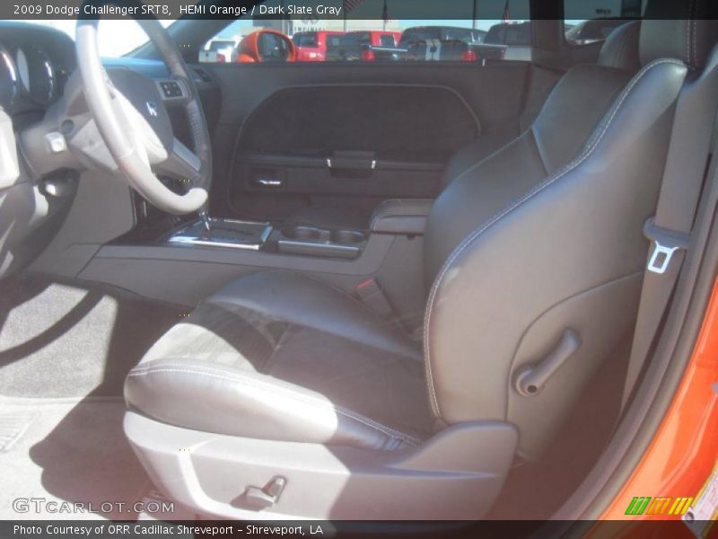 HEMI Orange / Dark Slate Gray 2009 Dodge Challenger SRT8