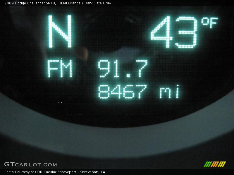 HEMI Orange / Dark Slate Gray 2009 Dodge Challenger SRT8