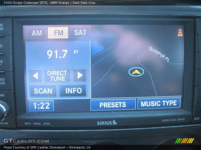 HEMI Orange / Dark Slate Gray 2009 Dodge Challenger SRT8