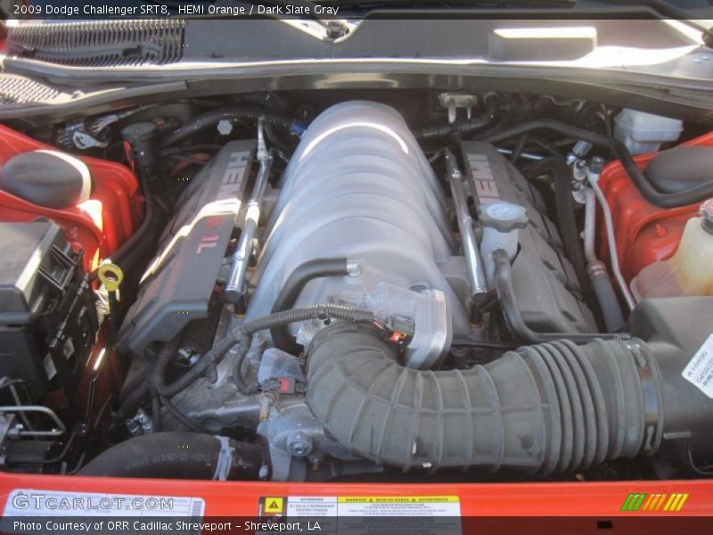 HEMI Orange / Dark Slate Gray 2009 Dodge Challenger SRT8