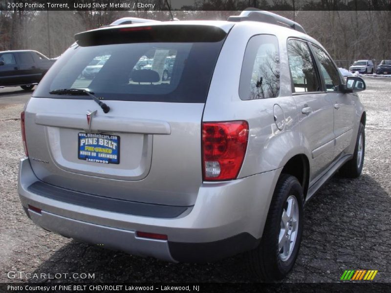 Liquid Silver Metallic / Ebony 2008 Pontiac Torrent