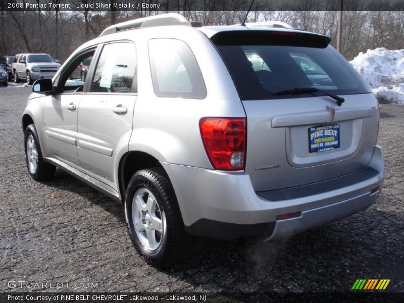 Liquid Silver Metallic / Ebony 2008 Pontiac Torrent