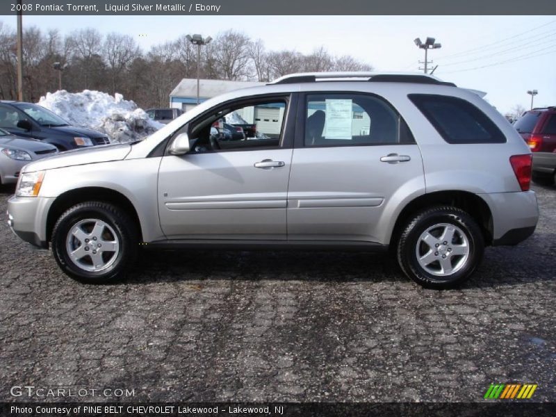 Liquid Silver Metallic / Ebony 2008 Pontiac Torrent