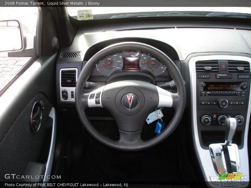 Liquid Silver Metallic / Ebony 2008 Pontiac Torrent