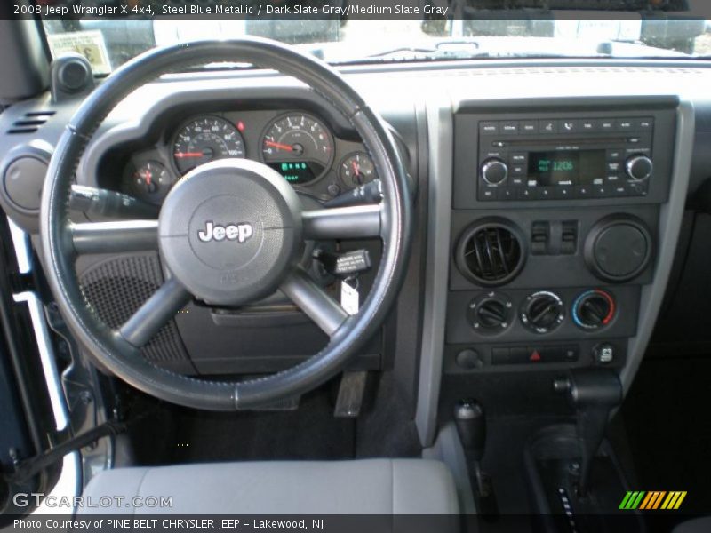 Dashboard of 2008 Wrangler X 4x4