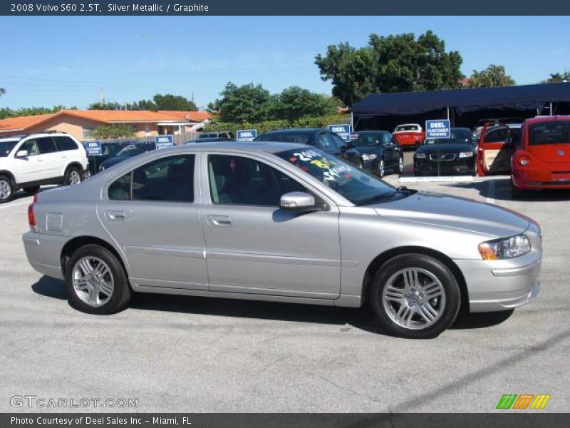 Silver Metallic / Graphite 2008 Volvo S60 2.5T