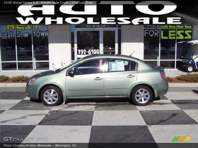 Metallic Jade Green / Charcoal/Steel 2008 Nissan Sentra 2.0