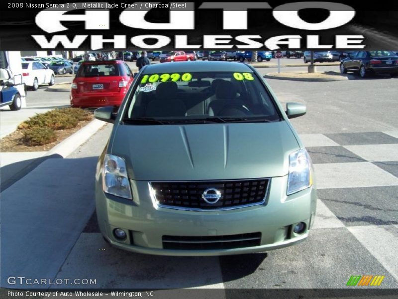 Metallic Jade Green / Charcoal/Steel 2008 Nissan Sentra 2.0