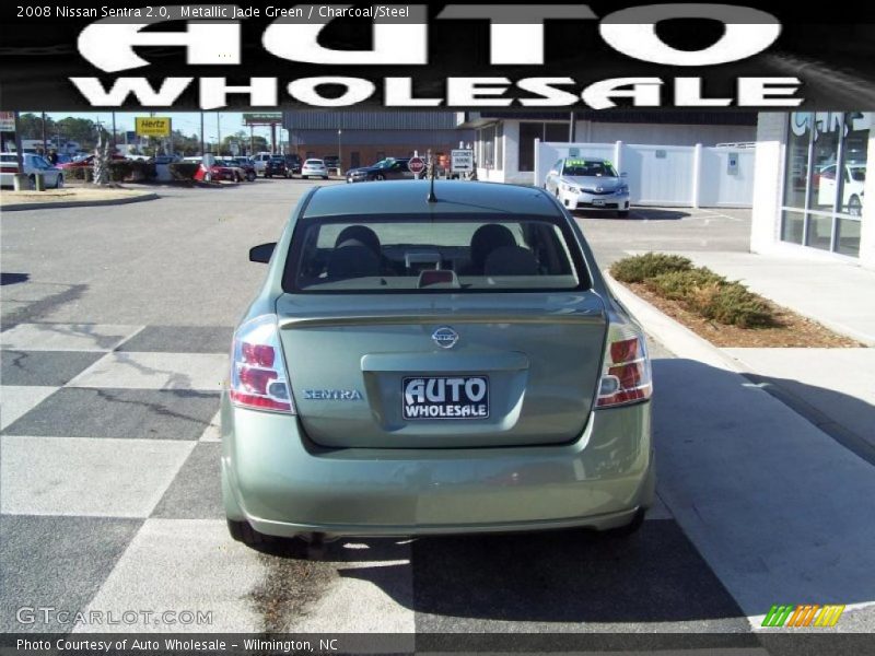Metallic Jade Green / Charcoal/Steel 2008 Nissan Sentra 2.0