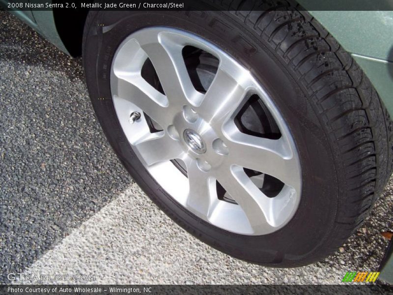 Metallic Jade Green / Charcoal/Steel 2008 Nissan Sentra 2.0