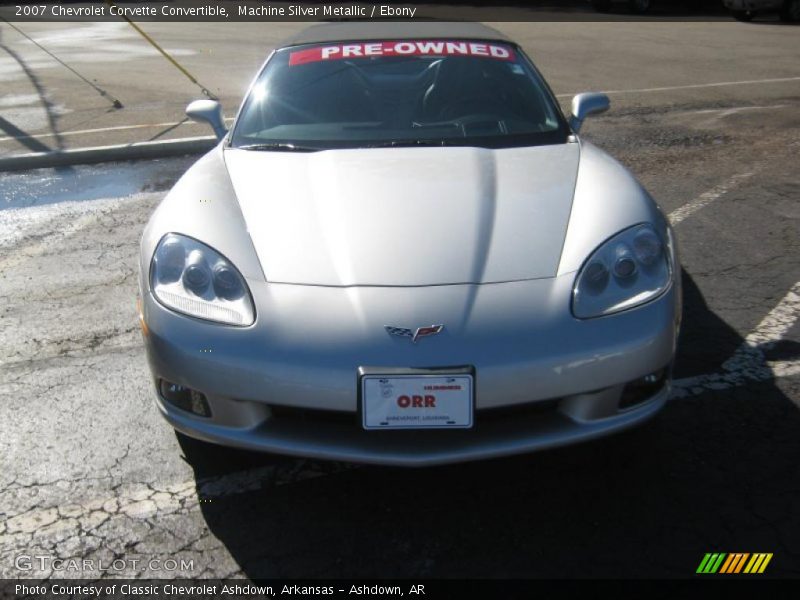 Machine Silver Metallic / Ebony 2007 Chevrolet Corvette Convertible