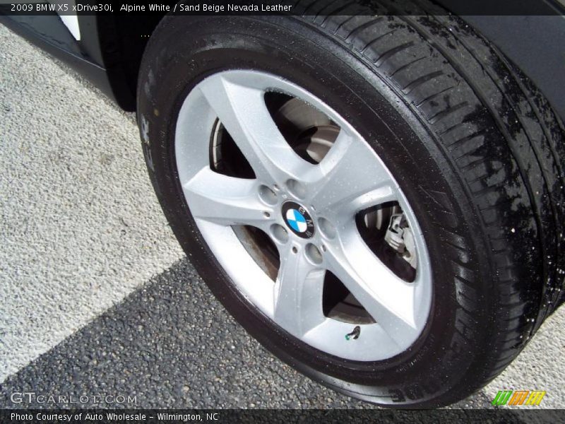 Alpine White / Sand Beige Nevada Leather 2009 BMW X5 xDrive30i
