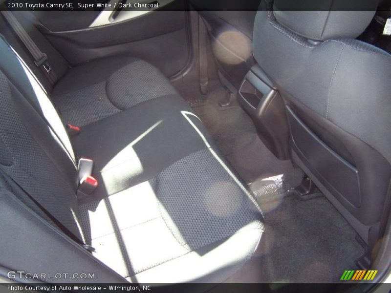 Super White / Dark Charcoal 2010 Toyota Camry SE