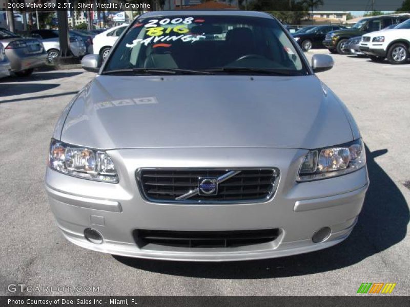 Silver Metallic / Graphite 2008 Volvo S60 2.5T