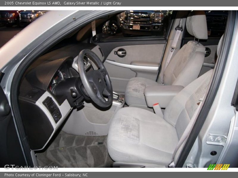 Galaxy Silver Metallic / Light Gray 2005 Chevrolet Equinox LS AWD