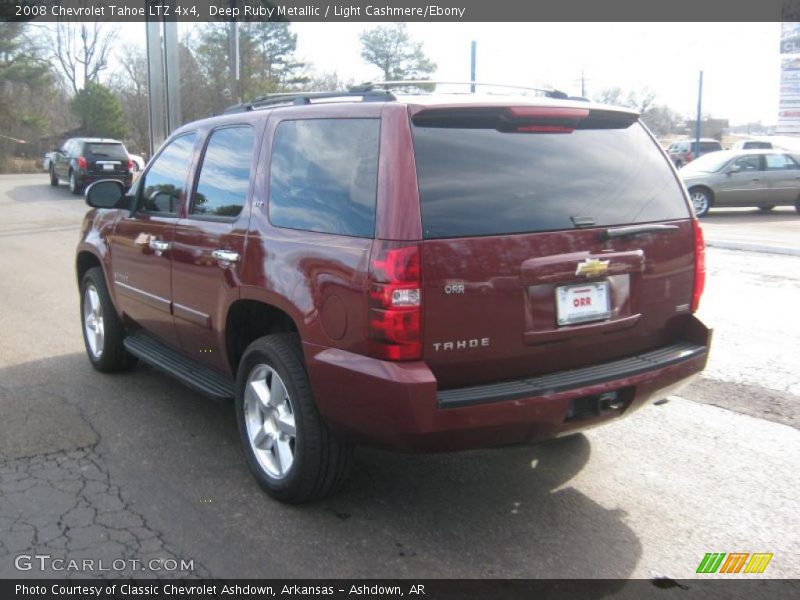 Deep Ruby Metallic / Light Cashmere/Ebony 2008 Chevrolet Tahoe LTZ 4x4