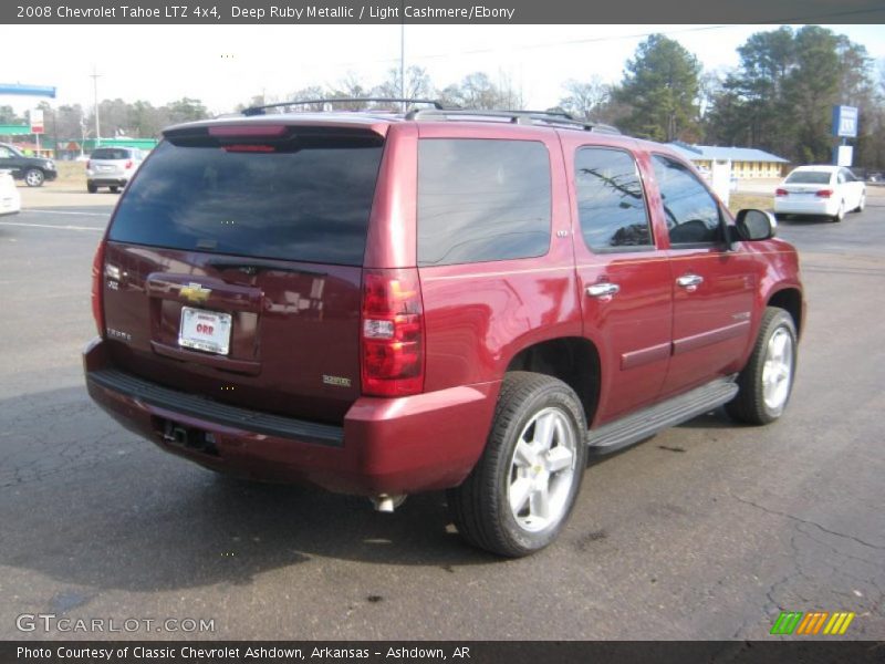 Deep Ruby Metallic / Light Cashmere/Ebony 2008 Chevrolet Tahoe LTZ 4x4