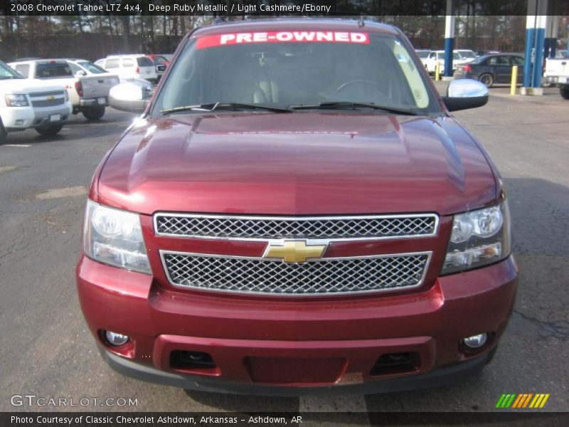 Deep Ruby Metallic / Light Cashmere/Ebony 2008 Chevrolet Tahoe LTZ 4x4