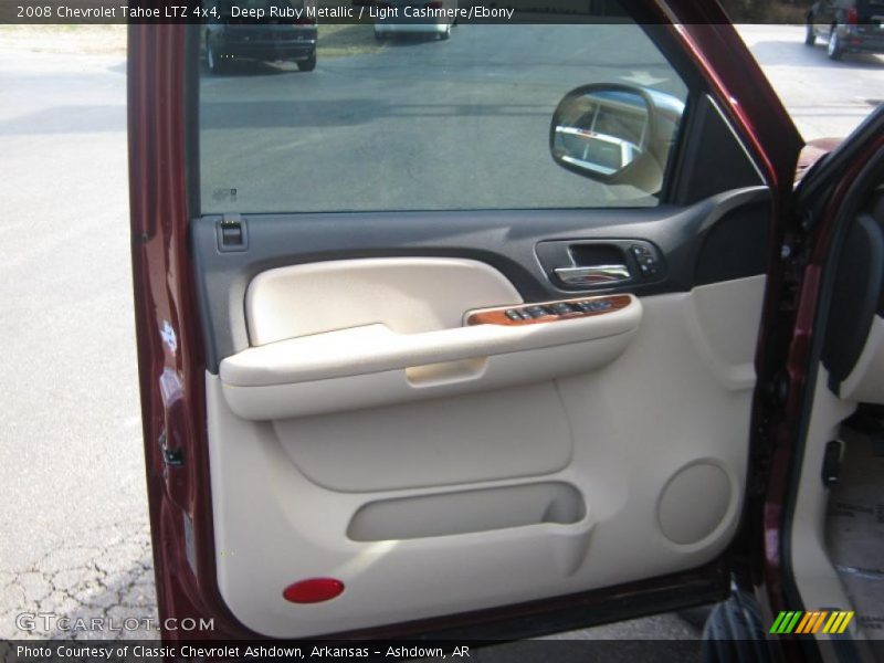 Deep Ruby Metallic / Light Cashmere/Ebony 2008 Chevrolet Tahoe LTZ 4x4
