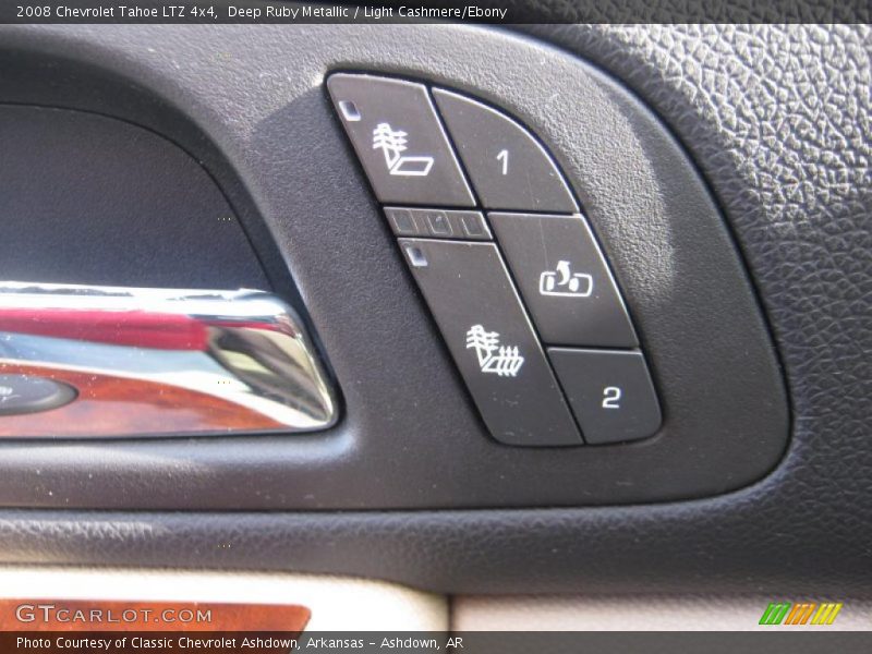 Deep Ruby Metallic / Light Cashmere/Ebony 2008 Chevrolet Tahoe LTZ 4x4