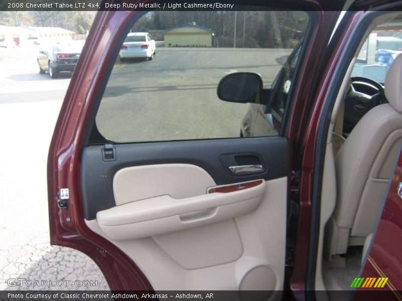 Deep Ruby Metallic / Light Cashmere/Ebony 2008 Chevrolet Tahoe LTZ 4x4