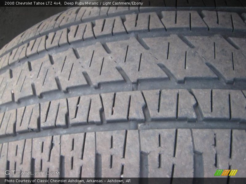 Deep Ruby Metallic / Light Cashmere/Ebony 2008 Chevrolet Tahoe LTZ 4x4
