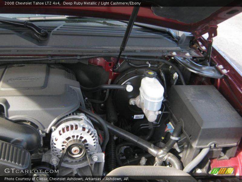 Deep Ruby Metallic / Light Cashmere/Ebony 2008 Chevrolet Tahoe LTZ 4x4