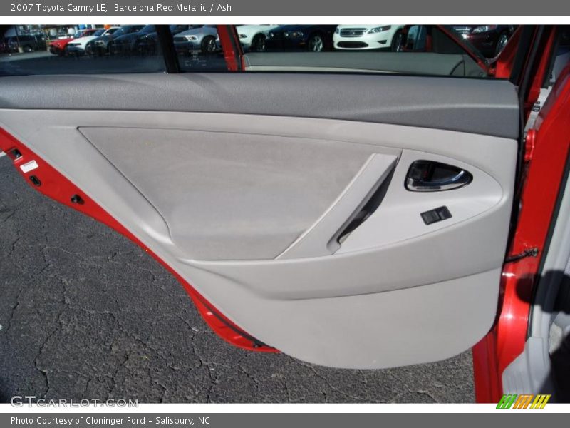 Barcelona Red Metallic / Ash 2007 Toyota Camry LE