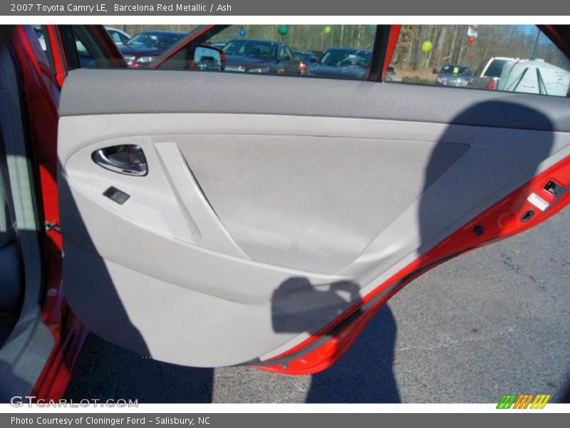 Barcelona Red Metallic / Ash 2007 Toyota Camry LE