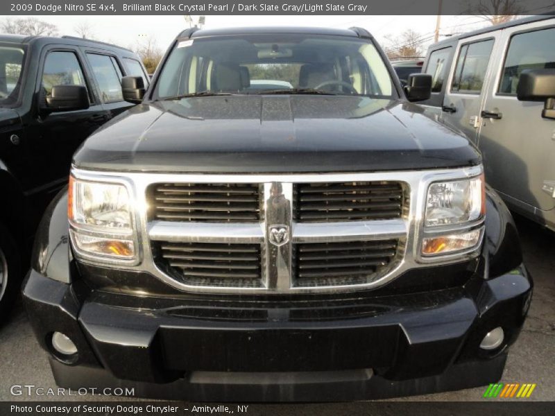 Brilliant Black Crystal Pearl / Dark Slate Gray/Light Slate Gray 2009 Dodge Nitro SE 4x4