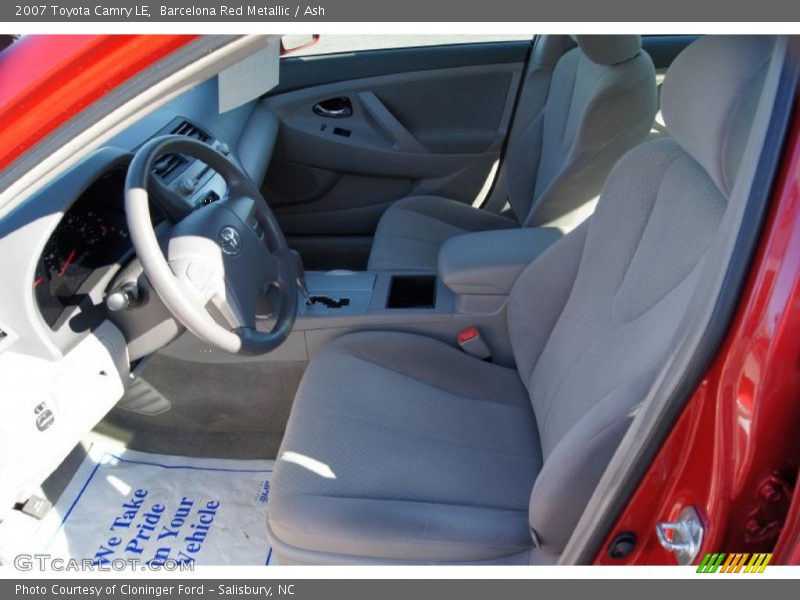 Barcelona Red Metallic / Ash 2007 Toyota Camry LE