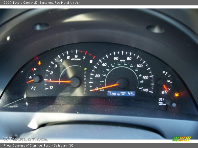 Barcelona Red Metallic / Ash 2007 Toyota Camry LE