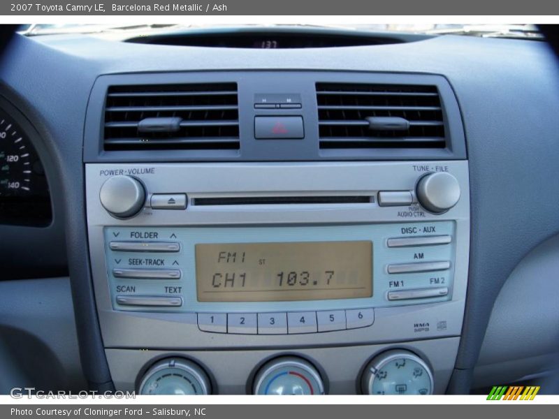 Barcelona Red Metallic / Ash 2007 Toyota Camry LE
