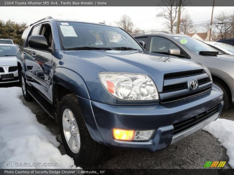 Pacific Blue Metallic / Stone 2004 Toyota 4Runner SR5 4x4