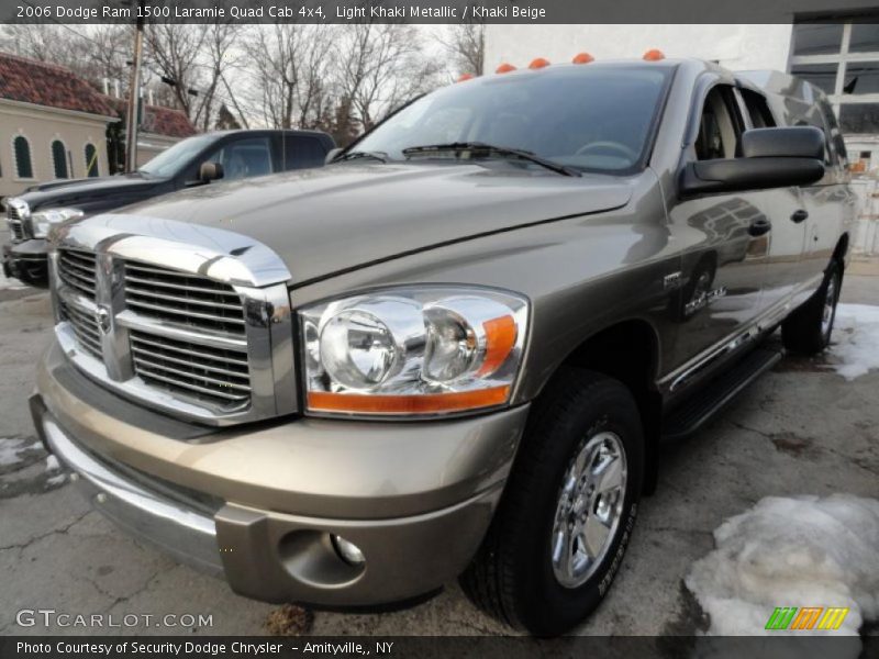 Light Khaki Metallic / Khaki Beige 2006 Dodge Ram 1500 Laramie Quad Cab 4x4