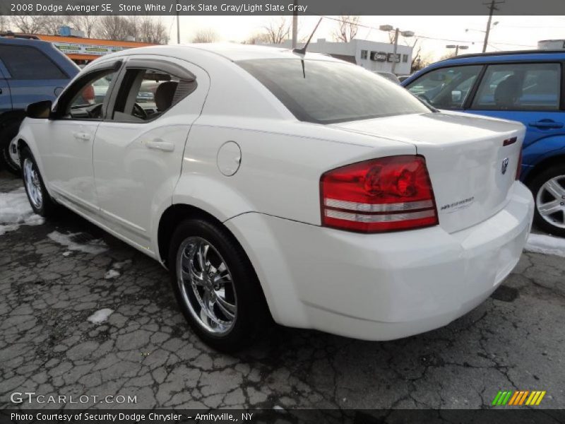 Stone White / Dark Slate Gray/Light Slate Gray 2008 Dodge Avenger SE