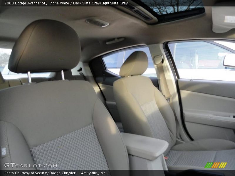 Stone White / Dark Slate Gray/Light Slate Gray 2008 Dodge Avenger SE