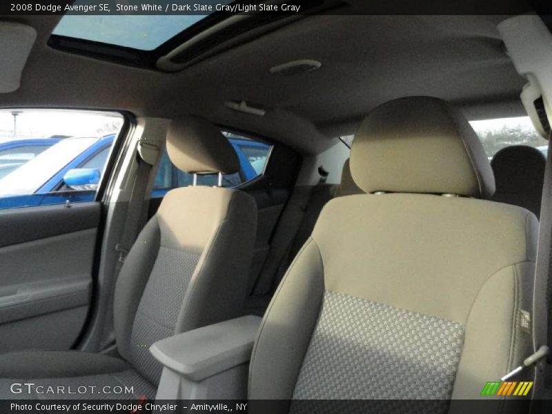 Stone White / Dark Slate Gray/Light Slate Gray 2008 Dodge Avenger SE