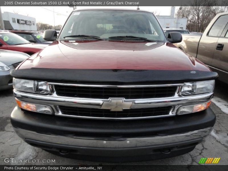 Sport Red Metallic / Gray/Dark Charcoal 2005 Chevrolet Suburban 1500 LS 4x4