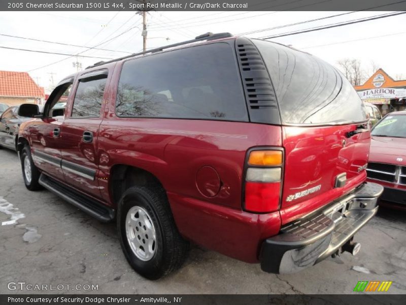 Sport Red Metallic / Gray/Dark Charcoal 2005 Chevrolet Suburban 1500 LS 4x4