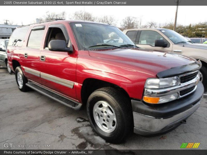 Sport Red Metallic / Gray/Dark Charcoal 2005 Chevrolet Suburban 1500 LS 4x4