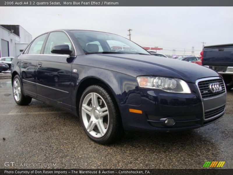 Moro Blue Pearl Effect / Platinum 2006 Audi A4 3.2 quattro Sedan